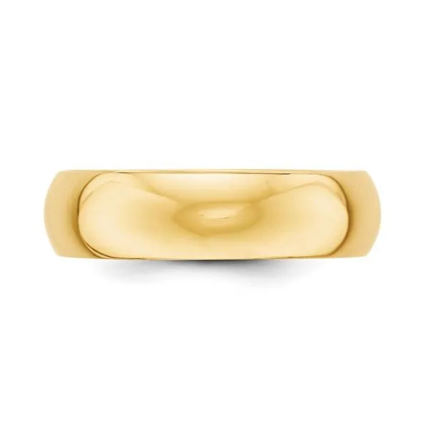 6MM Yellow Gold Wedding Band