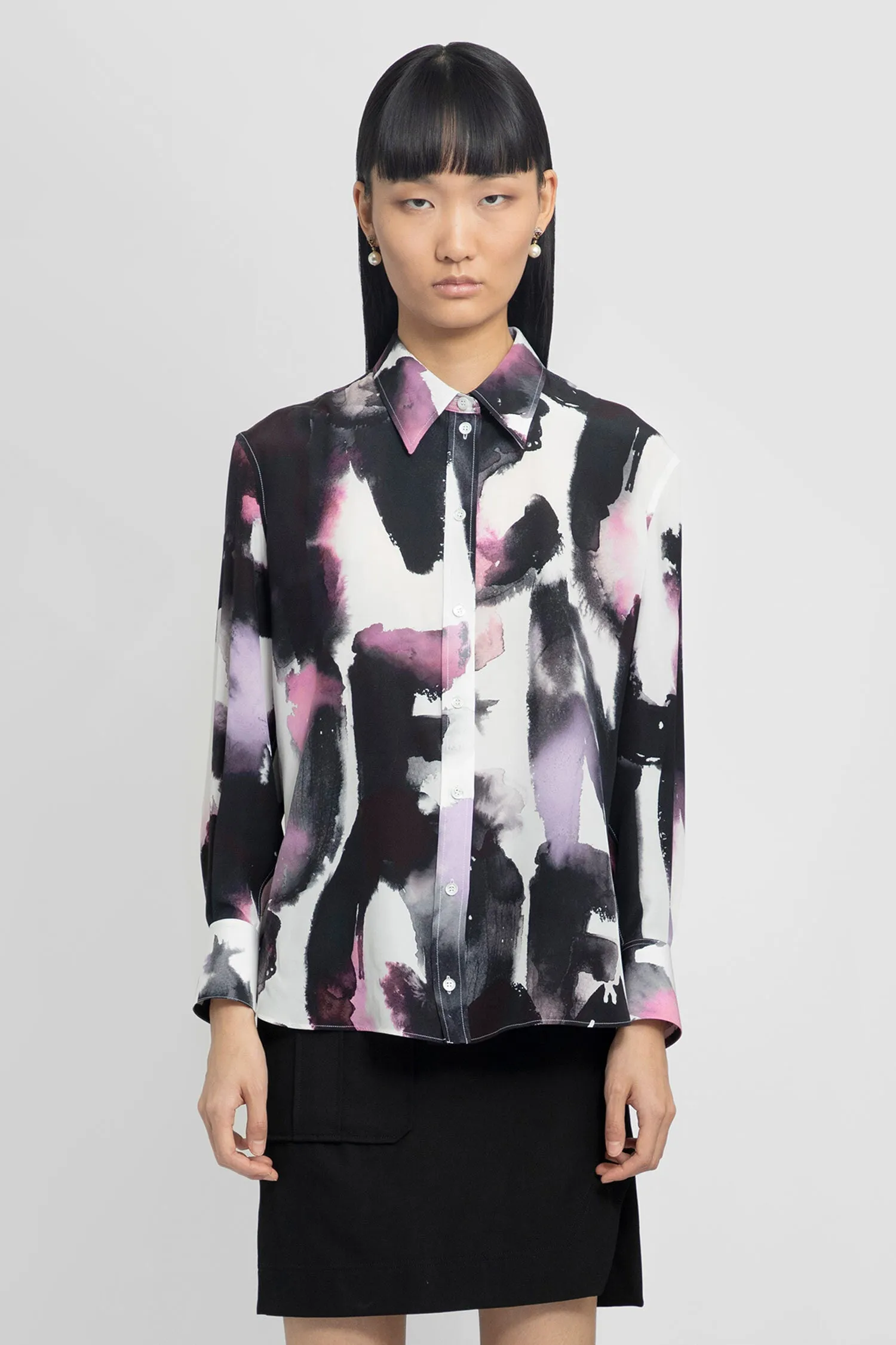 ALEXANDER MCQUEEN WOMAN MULTICOLOR SHIRTS