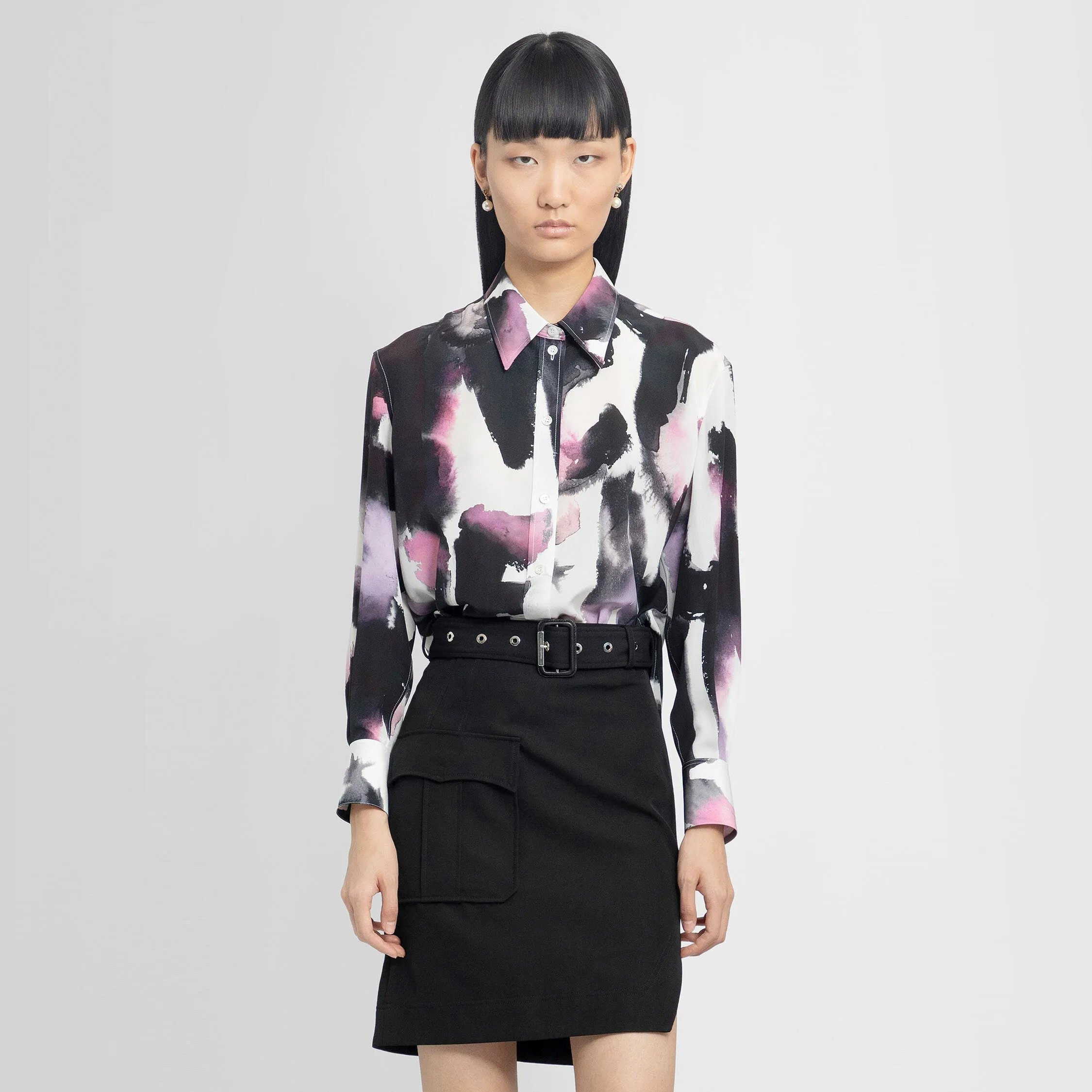 ALEXANDER MCQUEEN WOMAN MULTICOLOR SHIRTS