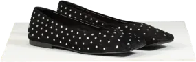 Anthropologie Vicenza Black Studded Ballet Flats EU 37 UK 4