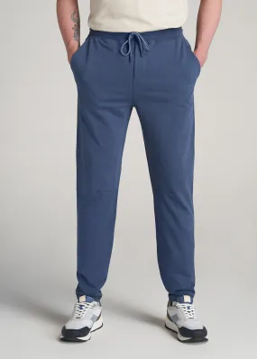 A.T.  Performance French Terry Sweatpants for Tall Men in Tech Navy Mix