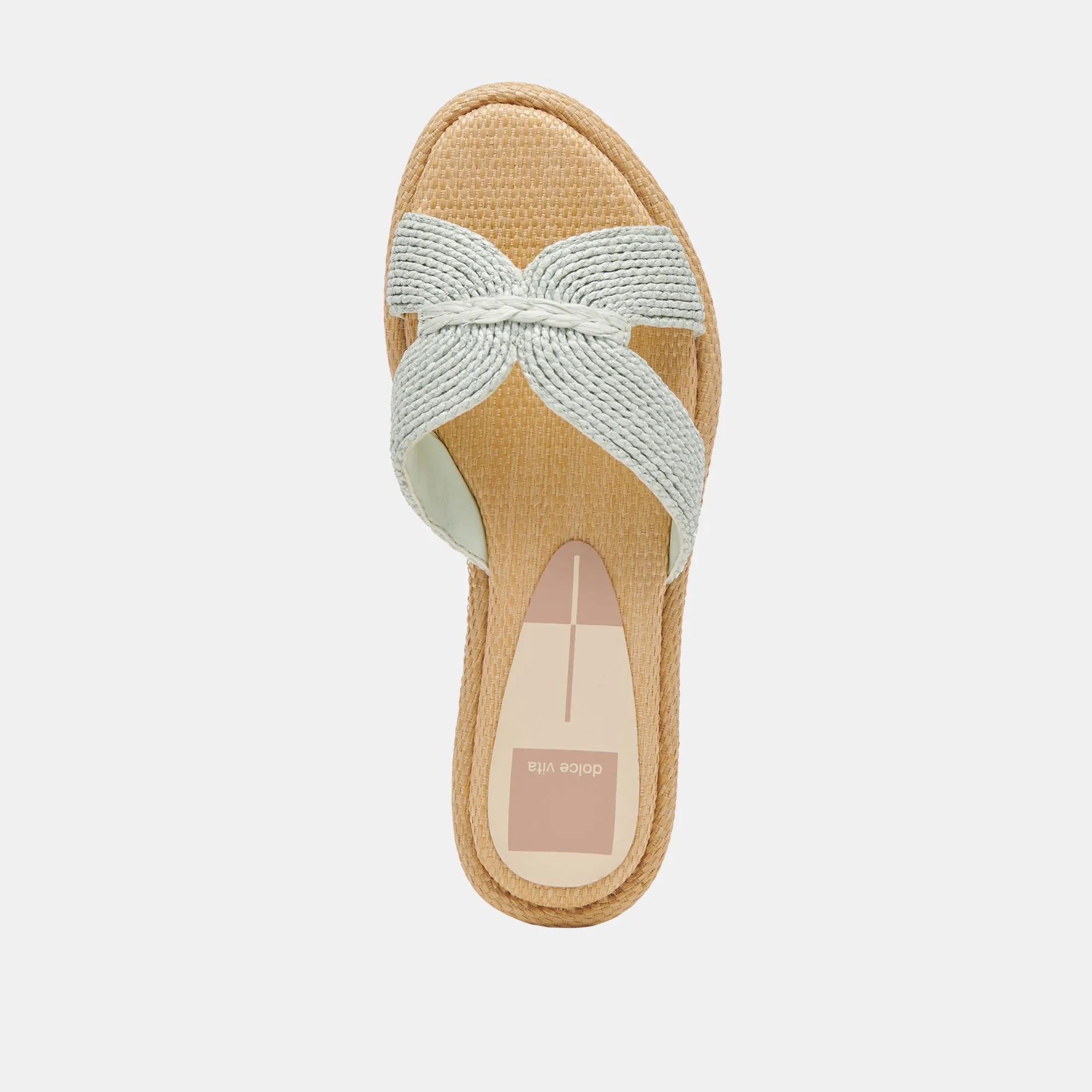 ATOMIC SANDALS MINT RAFFIA