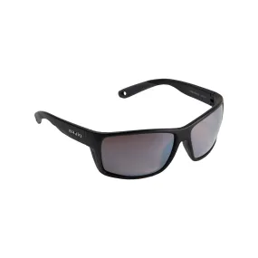 Bajio Sunglasses Bales Beach Black Matte Cuda Silver Mirror