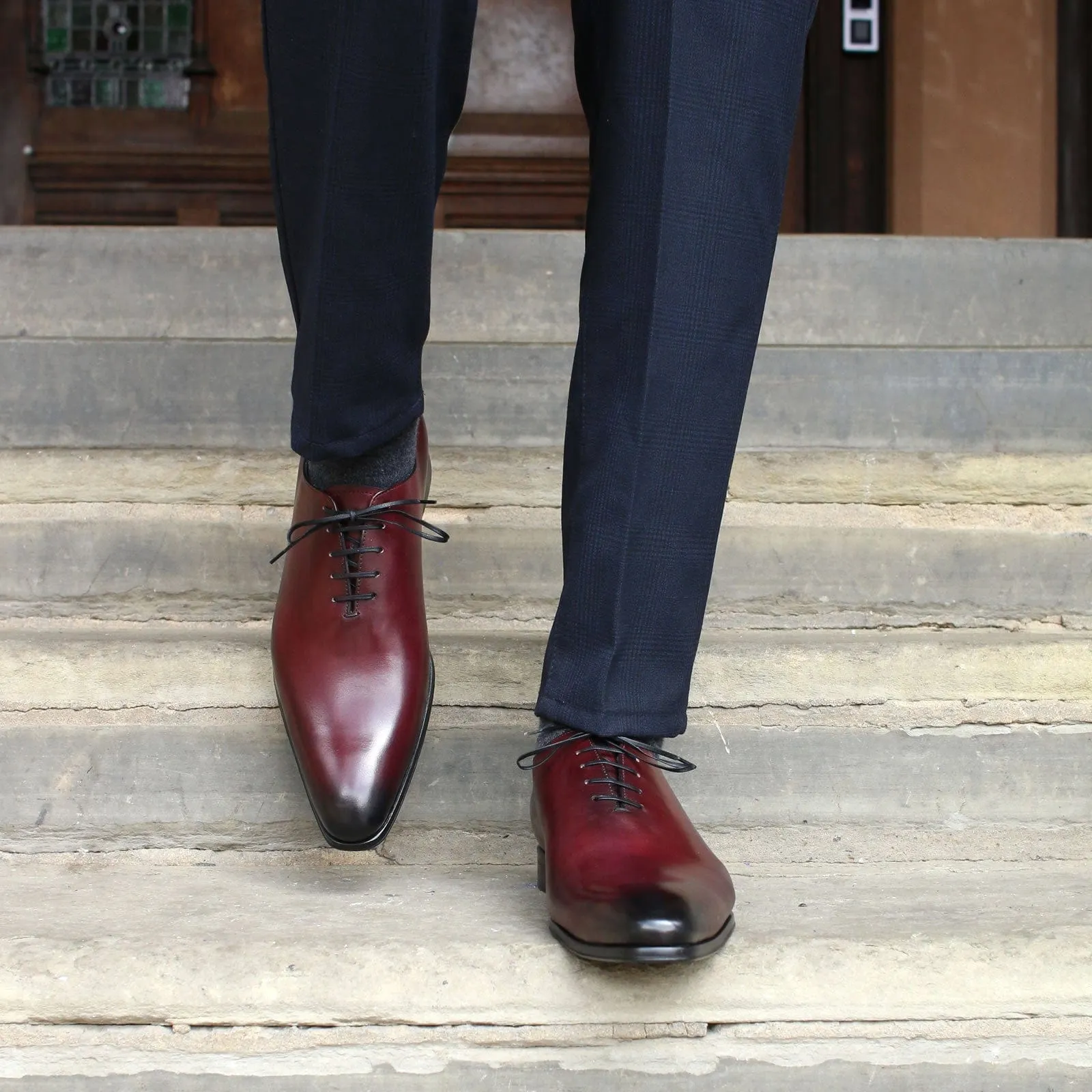 Benson Wholecut Oxford Oxblood