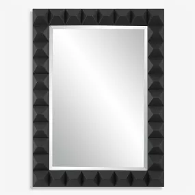 Black Studded Mirror