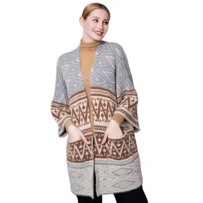 Boho Patterned Poncho