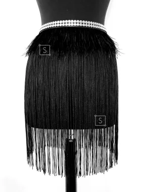 Bonnie Feather N Fringe Belt