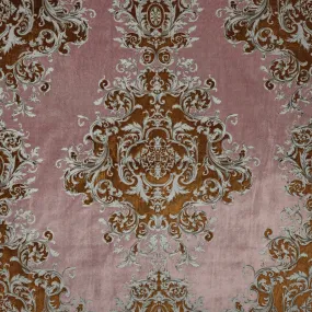 BUCKINGHAM - EMBOSSED PRINTED VELVET UPHOLSTERY FABRIC