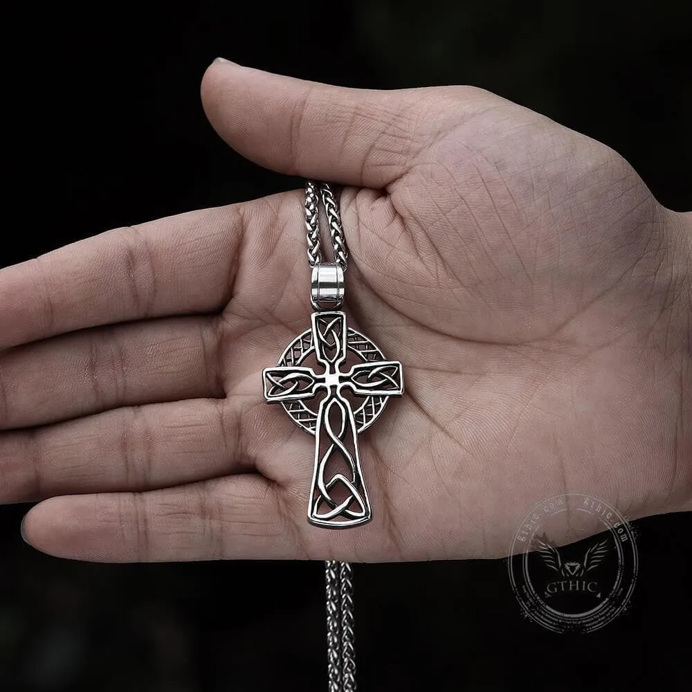 Celtic Cross Stainless Steel Viking Pendant