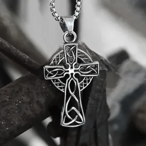 Celtic Cross Stainless Steel Viking Pendant