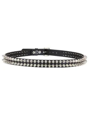 Double Spike Studded Belt