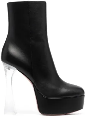 Dua Glass Ankle Boots