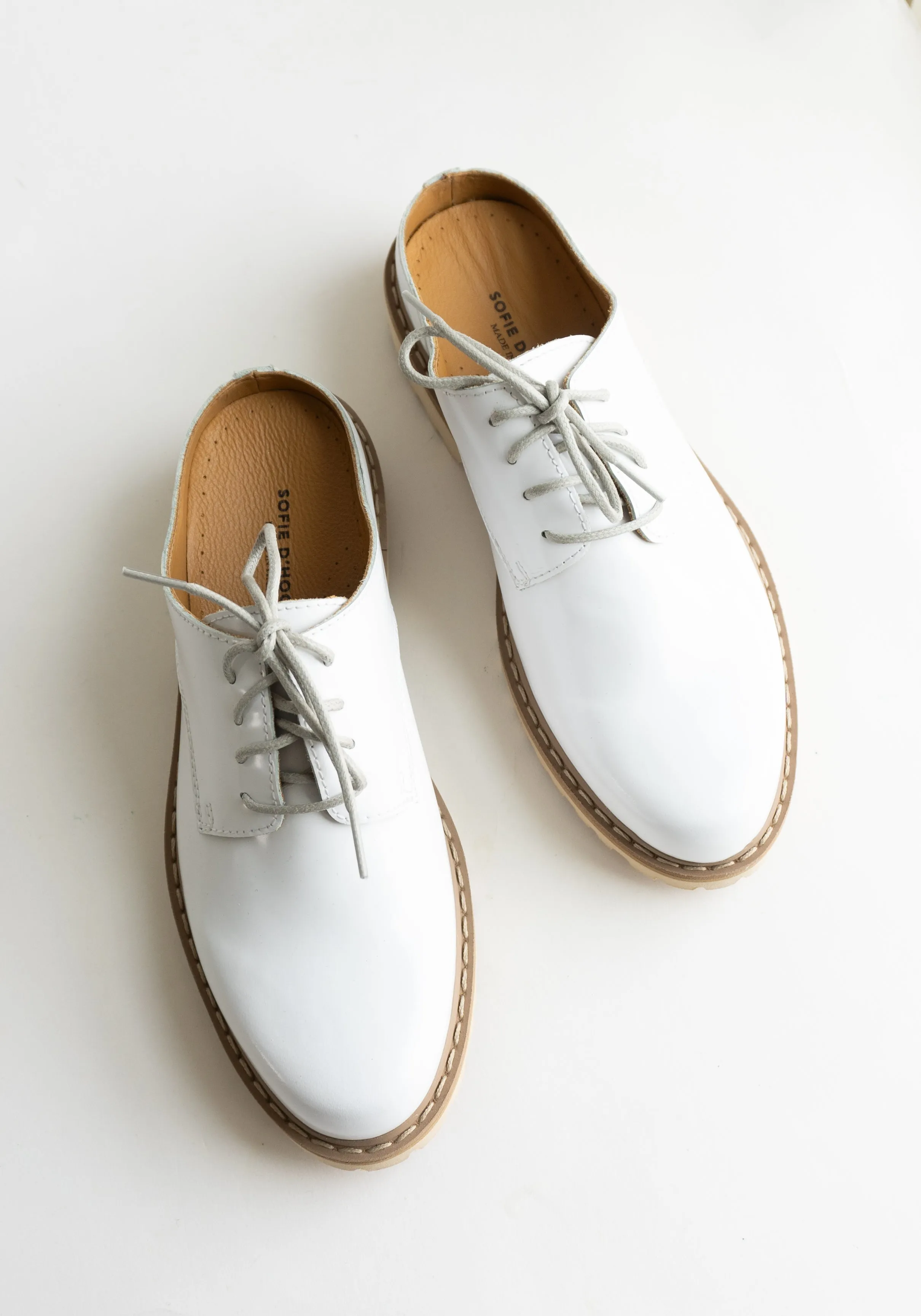 Fay Oxford Slide in White