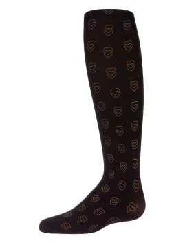 Feet Your Heart Out Printed Girls Tights