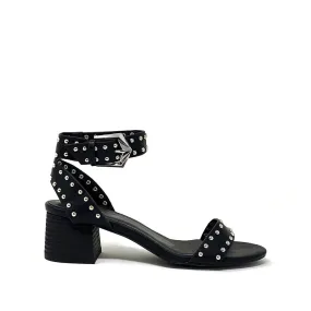 Hayes Black Studded Sandals