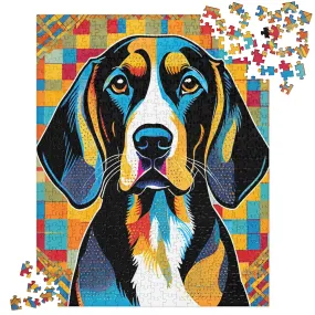 Jigsaw puzzle - Bluetick Coonhound