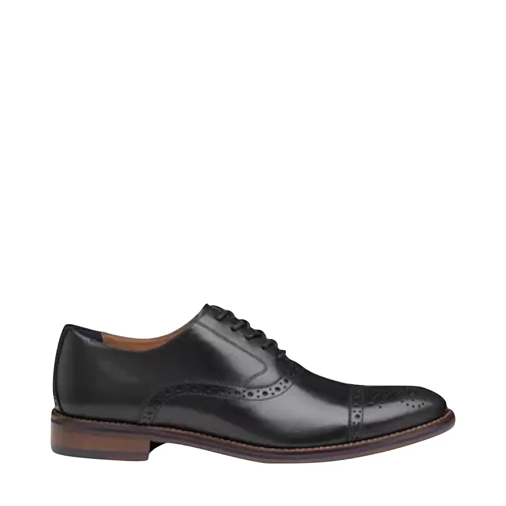 Johnston & Murphy Men's Conard 2.0 Cap Toe Oxford in Black