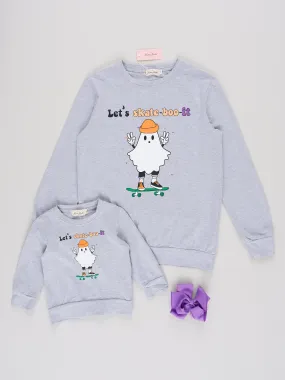 Mom & Me Skater Ghost Crew Neck