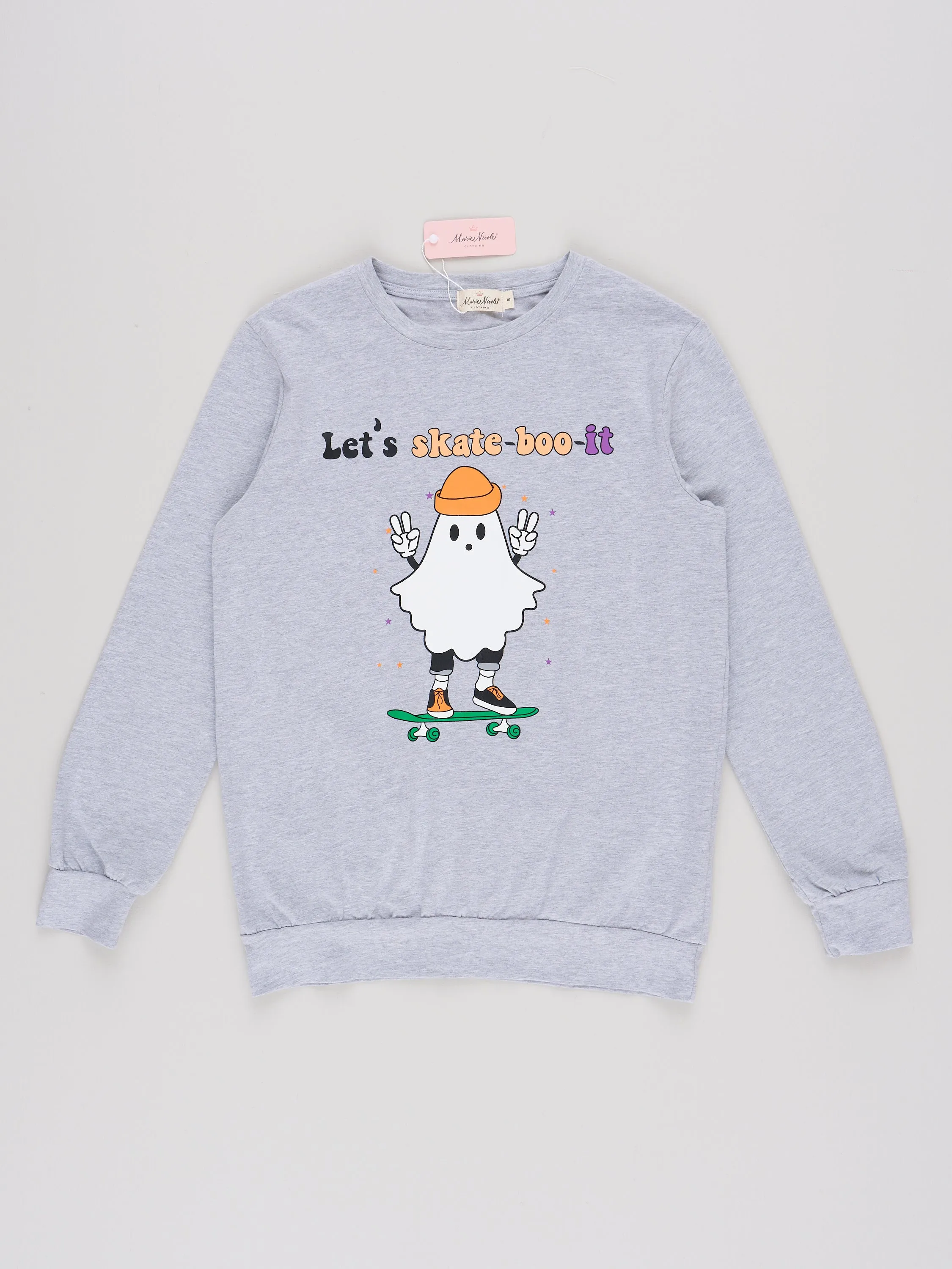 Mom & Me Skater Ghost Crew Neck