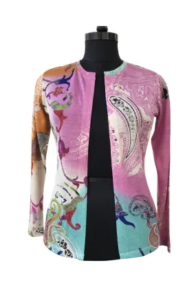 Persian Paisley & Filigree Cardigan & Twin Set