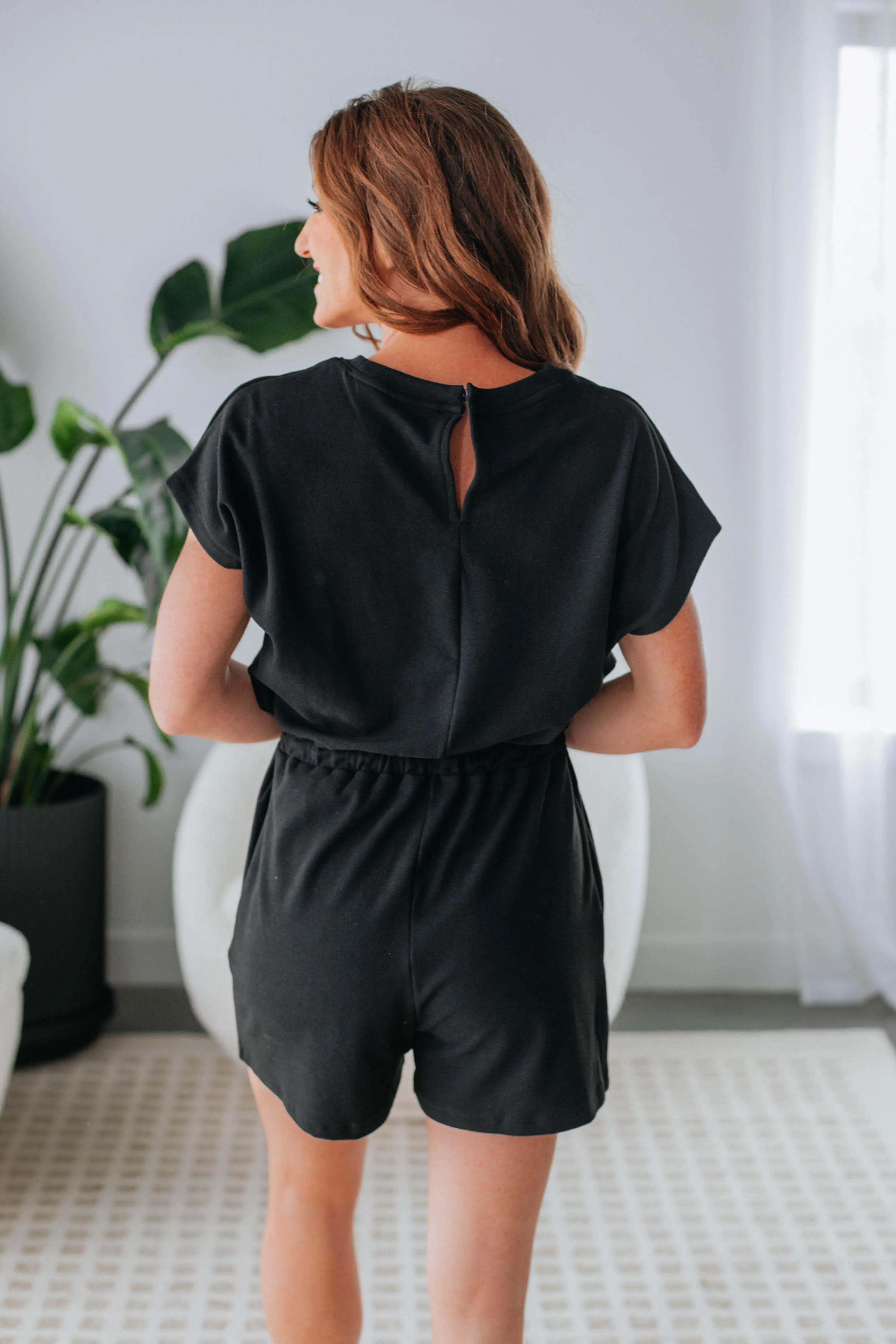 Shawnette Lounge Romper - Black