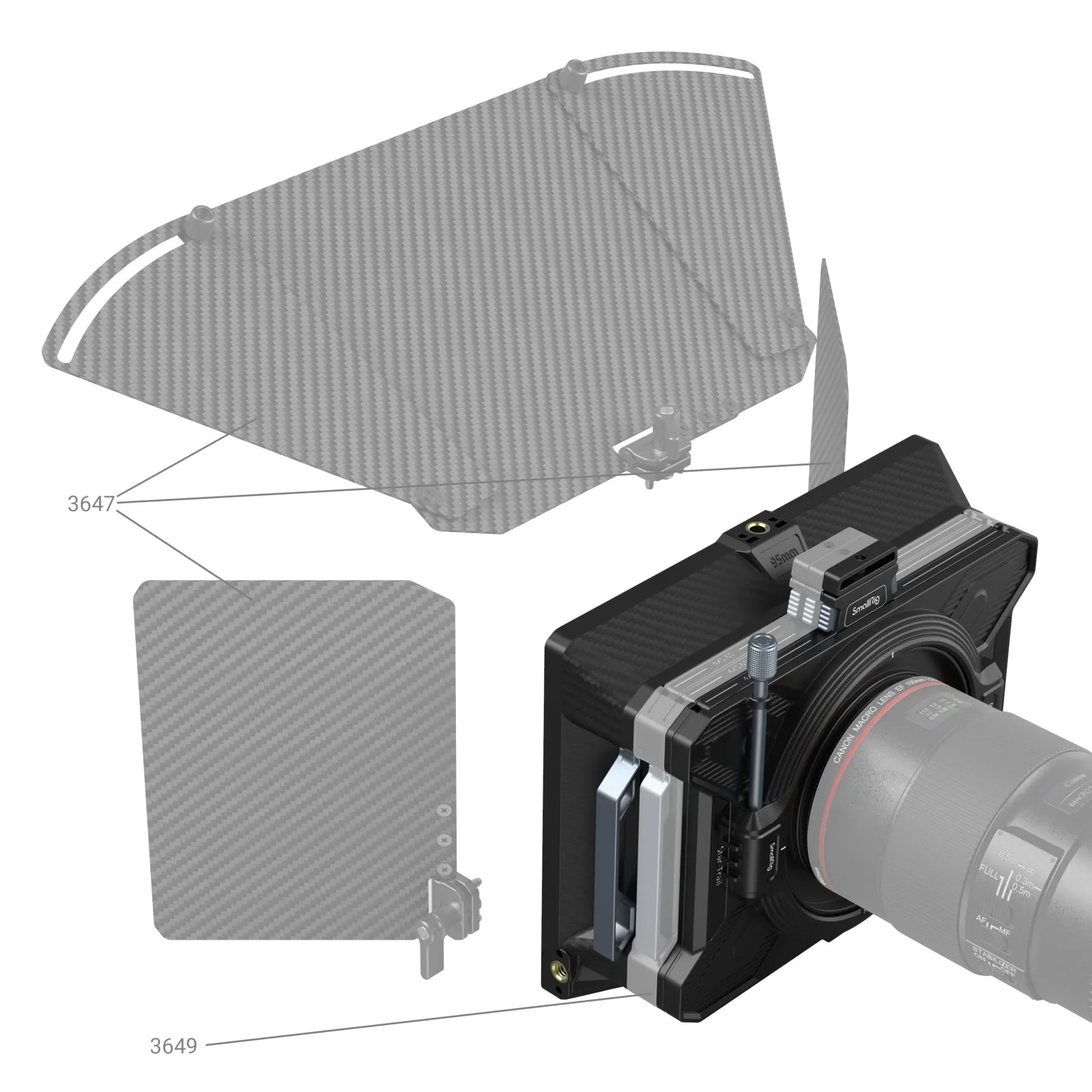 SmallRig Multifunctional Modular Matte Box (Φ95mm) Basic Kit 3556