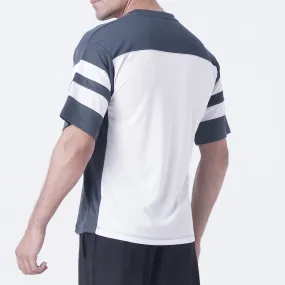 Tf-Charcoal OverSize Mesh Athlete Tee