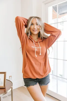 University Hoodie- Classic Burnt Orange